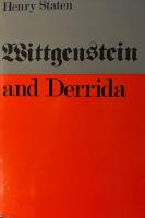 Wittgenstein and Derrida
