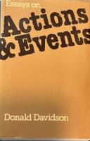 Essays on actions and events
