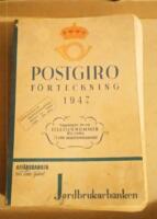 Postgirof&ouml;rteckning 1947