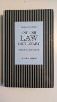 English law dictionary : engelsk-svensk-engelsk : Law : engelsk-svensk-engelsk