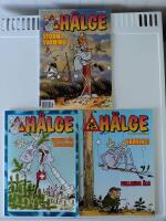 SERIEPAKET 3 Hälge nr 17 Varning! Fallande älg,Varning för älgskador&Hälge nr 7. Stormvarning!