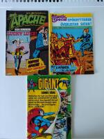 SERIEPAKET 8 Apache Nr 10 1980, Atlantic Special Nr 4 1982& Gigant Nr 6 1975