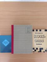 BOKPAKET 117 Berghs Pojkarnas Kalender 1986,Lilla Uppslagsboken& N&ouml;tkn&auml;pparens korsordslexikon