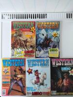 SERIEPAKET 28 Westernserier Nr 1-6 utom Nr 4