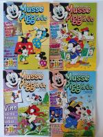 SERIEPAKET 70 Musse Pigg & Co Nr 1,4,5.1988 & 8 1989