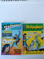 SERIEPAKET 136 Stålmannen Nr 11 1977& Stålpojken Nr 7 1976