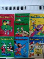 SERIEPAKET 164 Kalle Anka & Co Nr 13,14,19,41 1970, Nr 36,38&48 1971