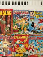 SERIEPAKET 174 Hälge Nr 9 2012, Kalle Anka Extra Nr 4 2012, Musse Pigg & Co Nr 4 2012& Kalle Anka & Co Nr 1 -5 2009Nr 1 -5 