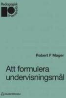 Att formulera undervisningsm&aring;l