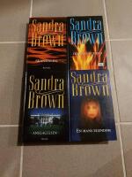 Sandra Brown bokpaket 4 titlar.
