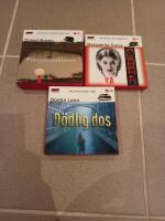 3 stycken ljudb&ouml;cker p&aring; CD: Pianost&auml;mmaren, &Auml;lskaren, D&ouml;dlig dos