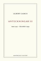 Anteckningar 3: mars 1951&ndash;december 1959 