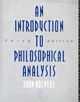 An Introduction to Philosophical Analysis 