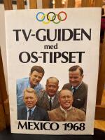 TV guiden med OS -Tipset  Mexico 1968