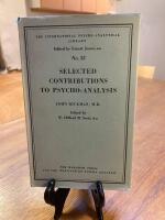 Selected Contributions to Psycho-Analysis