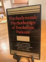 Psychodynamic psychotherapy of borderline patients