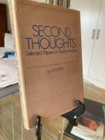 Second thoughts - selected papers on psycho-analysis