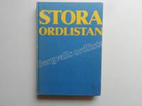 Stora ordlistan : Bergvalls ordlista
