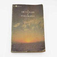 A dictionary of philosophy