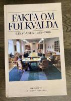 Fakta om folkvalda : riksdagen