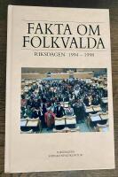 Fakta om folkvalda Riksdagen : 1994  1998