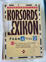 Korsordslexikon fr&aring;n A-&Ouml;
