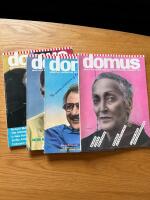 Domus Magazine 1980 fyra nummer