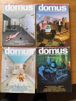 Domus Magazine 1982 fyra nummer