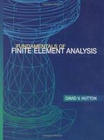 Fundamentals of Finite Element Analysis