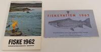 Fiske 1962 - Fiskefr&auml;mjandets &aring;rsbok / fiskekarta medf&ouml;ljer