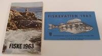 Fiske 1963 - Fiskefr&auml;mjandets &aring;rsbok / fiskekarta medf&ouml;ljer