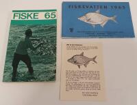 Fiske 1965 - Fiskefr&auml;mjandets &aring;rsbok / fiskekarta medf&ouml;ljer