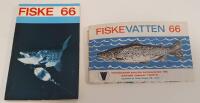 Fiske 1966 - Fiskefr&auml;mjandets &aring;rsbok / fiskekarta medf&ouml;ljer