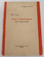 Tysk uppfostran - n&aring;gra synpunkter / Fredsh&ouml;gskolans skriftserie nr 5