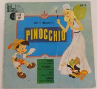 Pinocchio - Ser du stj&auml;rnan i det bl&aring; - Bara vissla / Walt Disneys Lill-LP