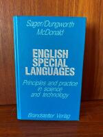 English special languages - principles and practice in science and technology