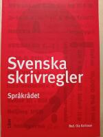 Svenska skrivregler
