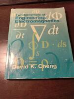 Fundamentals of Engineering Electromagnetics, International Edition