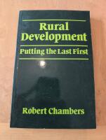 Rural development - putting the last first