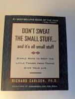 Don't sweat the small stuff