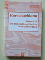 Rorschachiana Journal of International Society for the Rorschach