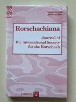 Rorschachiana Journal of International Society for the Rorschach
