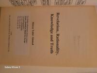 Revelation, rationality, knowledge and truth