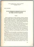 Badania technologii przedmiotow zelaznych na Pomorzu zachodnim w okresie od i wieku P.N.E. do II Wieku N.E. 