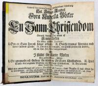 General superintendentens i f&ouml;rstend&ouml;met L&uuml;neburg sal. Johann Arndts Fyra anderika b&ouml;cker om en sann-christendom hwartil kommit under namn af femte boken tre sk&ouml;na anderika tractater, I. Om en sann tro och heligit lewferne. II. Om the trognas f&ouml;rening med theras hufwud Christo. III. Om then h. treenighet, om Christi person och &auml;mbete, och then hel. andas w&auml;lg&auml;rningar. Och i st&auml;llet f&ouml;r siette boken tre andre sm&auml;rre, s&aring;som I. Ett uprepande och f&ouml;rswar f&ouml;r l&auml;ran om en sann christendom. II. Tw&aring; s&auml;nde-bref ang&aring;ende b&ouml;ckerna om en sann christendom. III. Bet&auml;nkande &ouml;fwer Tauleri tyska theologie. Med nya anm&auml;rkningar af Luthero, Dorschaeo, och Varenio, samt register s&aring; w&auml;l &ouml;fwer hela catechismum, och s&ouml;n- och h&ouml;gtidsdags evangelia, som och &ouml;fwer alla hufwud-spr&aring;k, och sedan &ouml;fwer alla m&auml;rkw&auml;rdiga saker, j&auml;mte anderika b&ouml;ner, theruti inneh&aring;llet af hwart capitel sammanfattas