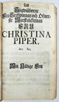 General superintendentens i f&ouml;rstend&ouml;met L&uuml;neburg sal. Johann Arndts Fyra anderika b&ouml;cker om en sann-christendom hwartil kommit under namn af femte boken tre sk&ouml;na anderika tractater, I. Om en sann tro och heligit lewferne. II. Om the trognas f&ouml;rening med theras hufwud Christo. III. Om then h. treenighet, om Christi person och &auml;mbete, och then hel. andas w&auml;lg&auml;rningar. Och i st&auml;llet f&ouml;r siette boken tre andre sm&auml;rre, s&aring;som I. Ett uprepande och f&ouml;rswar f&ouml;r l&auml;ran om en sann christendom. II. Tw&aring; s&auml;nde-bref ang&aring;ende b&ouml;ckerna om en sann christendom. III. Bet&auml;nkande &ouml;fwer Tauleri tyska theologie. Med nya anm&auml;rkningar af Luthero, Dorschaeo, och Varenio, samt register s&aring; w&auml;l &ouml;fwer hela catechismum, och s&ouml;n- och h&ouml;gtidsdags evangelia, som och &ouml;fwer alla hufwud-spr&aring;k, och sedan &ouml;fwer alla m&auml;rkw&auml;rdiga saker, j&auml;mte anderika b&ouml;ner, theruti inneh&aring;llet af hwart capitel sammanfattas