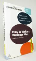 How to write a business plan