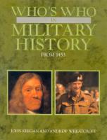 Who's Who in Military History from 1453