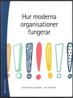 Hur moderna organisationer fungerar
