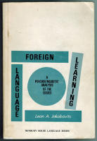 Foreign language learning. A psycholinguistic analysis of the issues